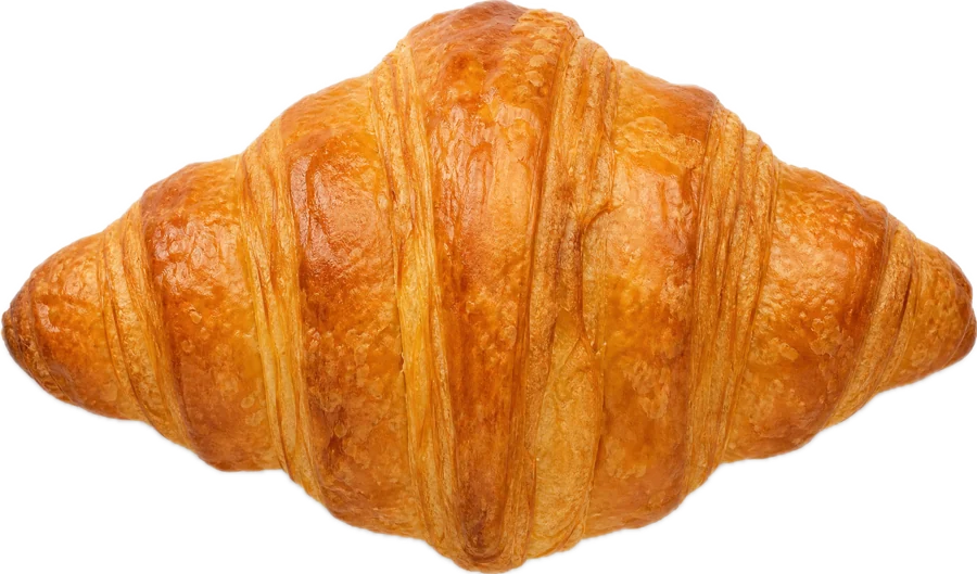 Frisches Buttercroissant